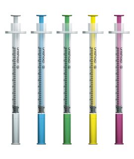 10 X UniSharp Nevershare 29G ULTRAFINE STERILE SYRINGES